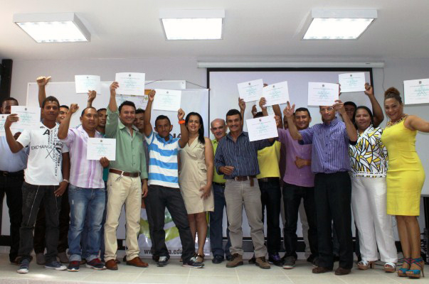 Víctimas guajiras recibieron certificado de competencia laboral