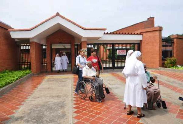 Pacientes de un hogar geriátrico del norte del país 