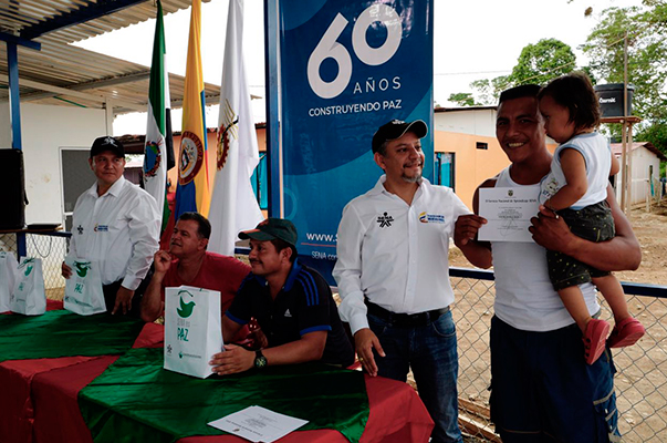 El SENA certificó  36 excombatientes de las Farc en Putumayo
