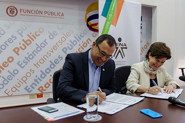 SENA y Función Pública firman acuerdo de capacitación en gestión pública y bilingüismo para servidores públicos