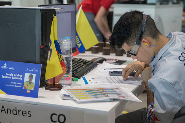Selección Colombia WorldSkills lo está entregando todo en Abu Dhabi