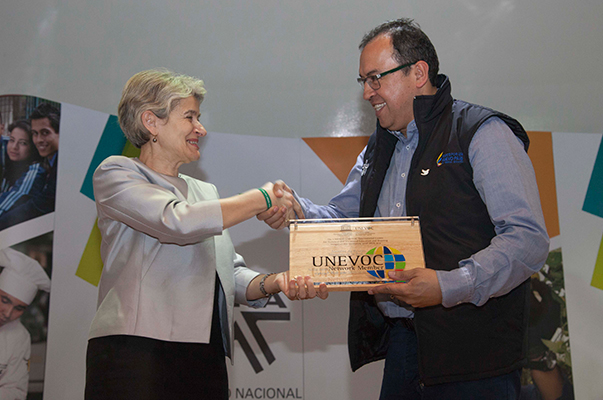 Unesco exalta aporte del SENA a la consolidación de la paz 