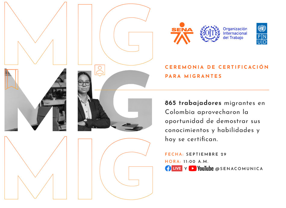 Ceremonia de Certificación de Competencias Laborales para población migrante