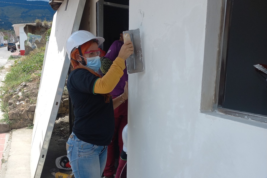 El SENA aportó los materiales y la mano de obra para mejorar la calidad de vida del beneficiario.