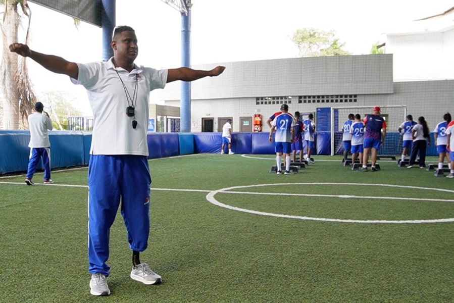 Arnaldo participó en los I Juegos Nacionales y Paranacionales Juveniles que se desarrollaron en 
