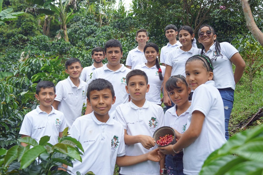 Actualmente el semillero ‘Brisas del Baché’ es conformado por 13 niños y jóvenes quienes se forman en prácticas como poscosecha 