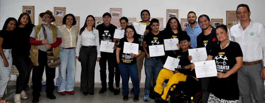 La entrega de certificados fue uno de los momentos más especiales para quienes han dedicado tiempo, esfuerzo y corazón a este pr