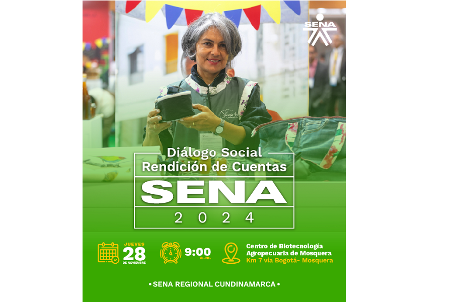 Únete a la jornada de Rendición de Cuentas del SENA Cundinamarca y conoce los logros y avances de la entidad.