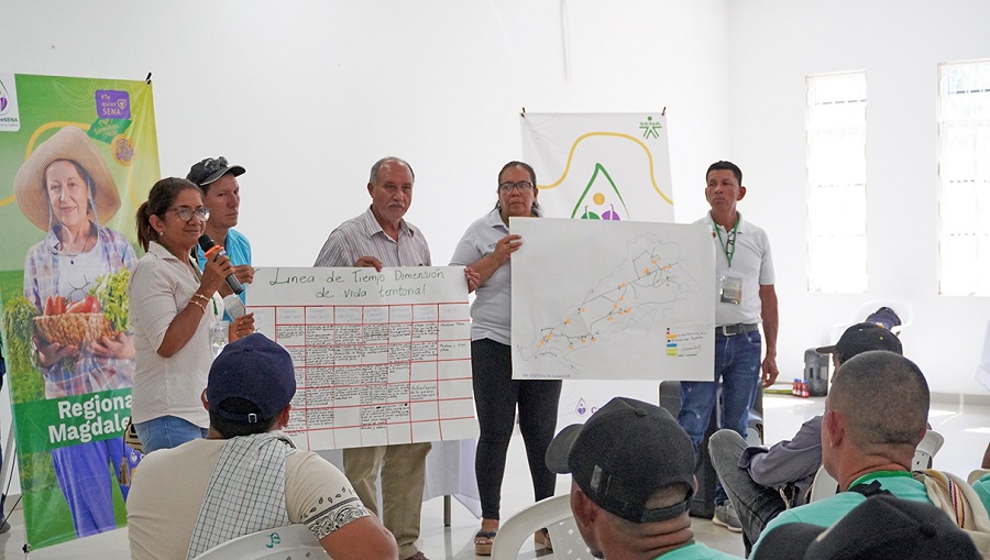 El SENA Regional Magdalena lideró los primeros Diálogos Regionales CampeSENA, realizados en el municipio sureño de San Sebastián
