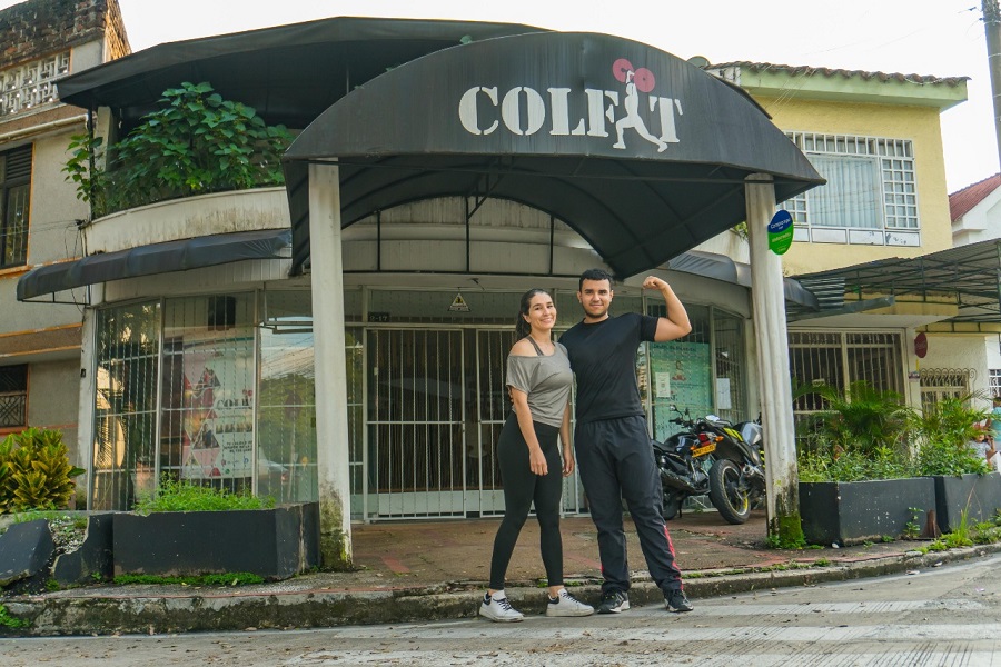 COLFIT fue posible gracias al trabajo arduo de Katherine que le permitió acceder a 80 millones de pesos del capital semilla de F