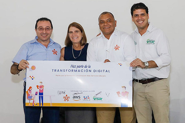 Cesarenses se forman con Amazon Web Services