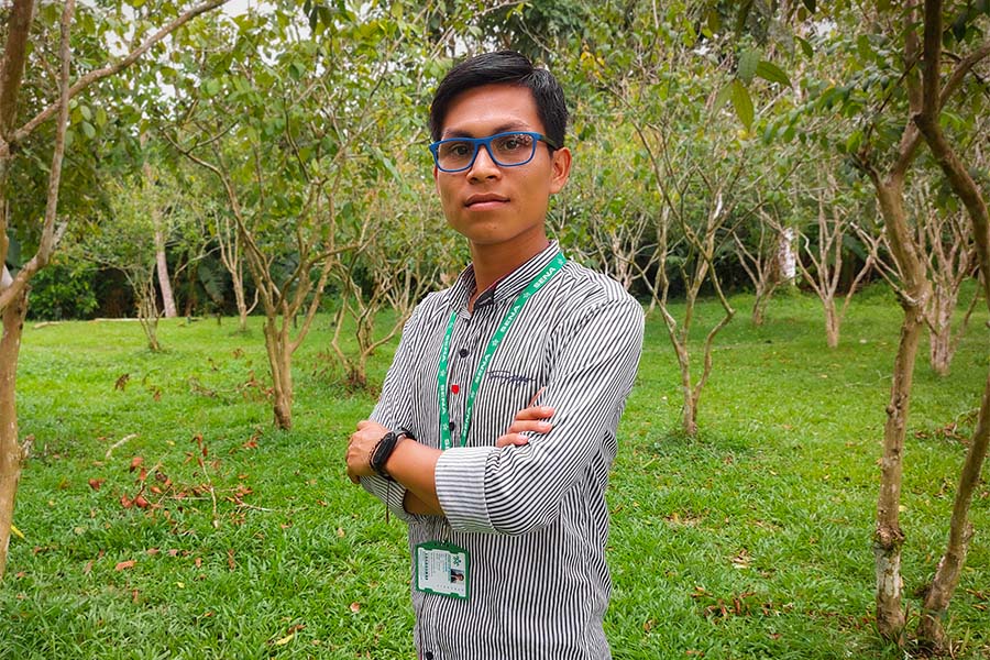 Franz Silva se inscribió al SENA Regional Amazonas gracias a la convocatoria de formación que vio en las redes sociales instituc