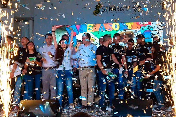 Aprendices de Valle y Cauca brillaron en SENASOFT Cartago