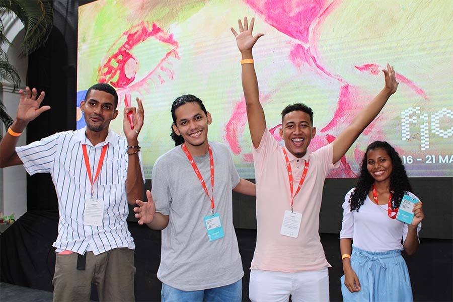 Imagen sobre la presencia de arte y cultura con el SENA en el festival de cine de cartagena