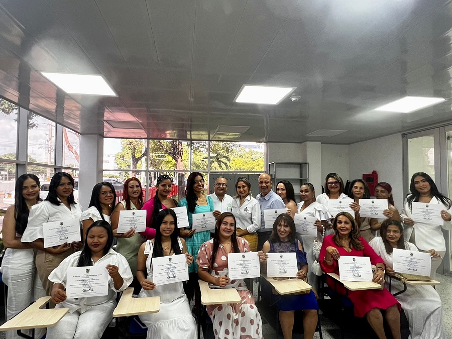 Cabe resaltar que, las estilistas y manicuristas, destacaron la oportunidad que el SENA les brindó al capacitarlas “nos sentimos