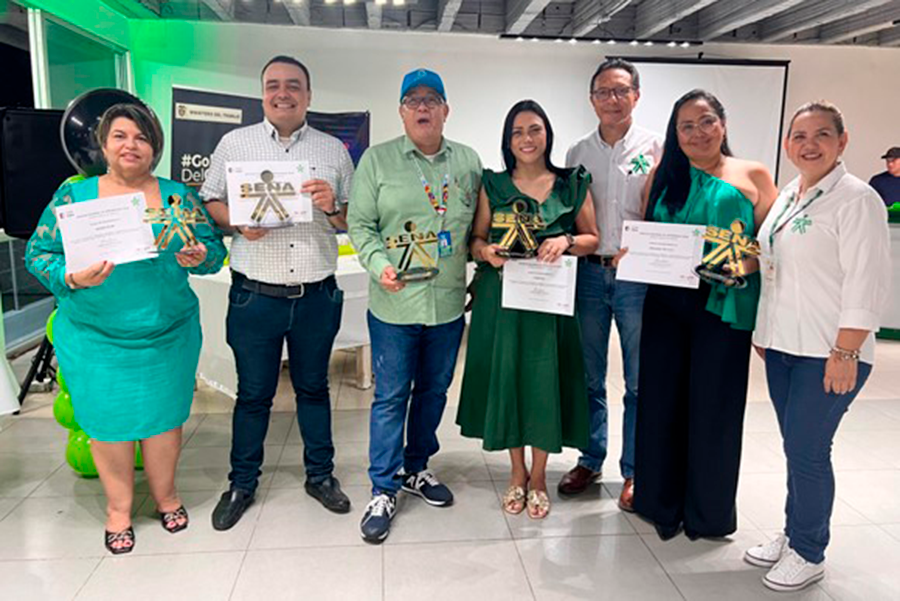 Ocho empresas fueron galardonadas por ser las que más vacantes postularon para generar empleo y mejorar la calidad de vida de po