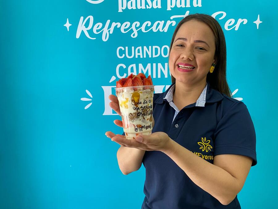 foto de Greis Carolina emprendedora