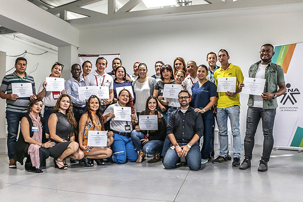 SENA certifica a educadores de territorios en riesgo por minas antipersonal