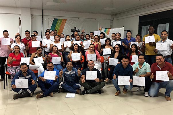 Certificados 110 araucanos en competencias laborales