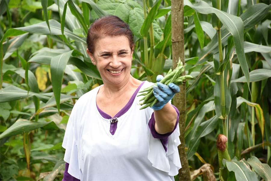 Imagen sobre la seguridad alimentaria que aporta la fundación maná con formación del SENA