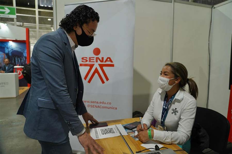 Imagen sobre la presencia del SENA en la feria FISE 2022