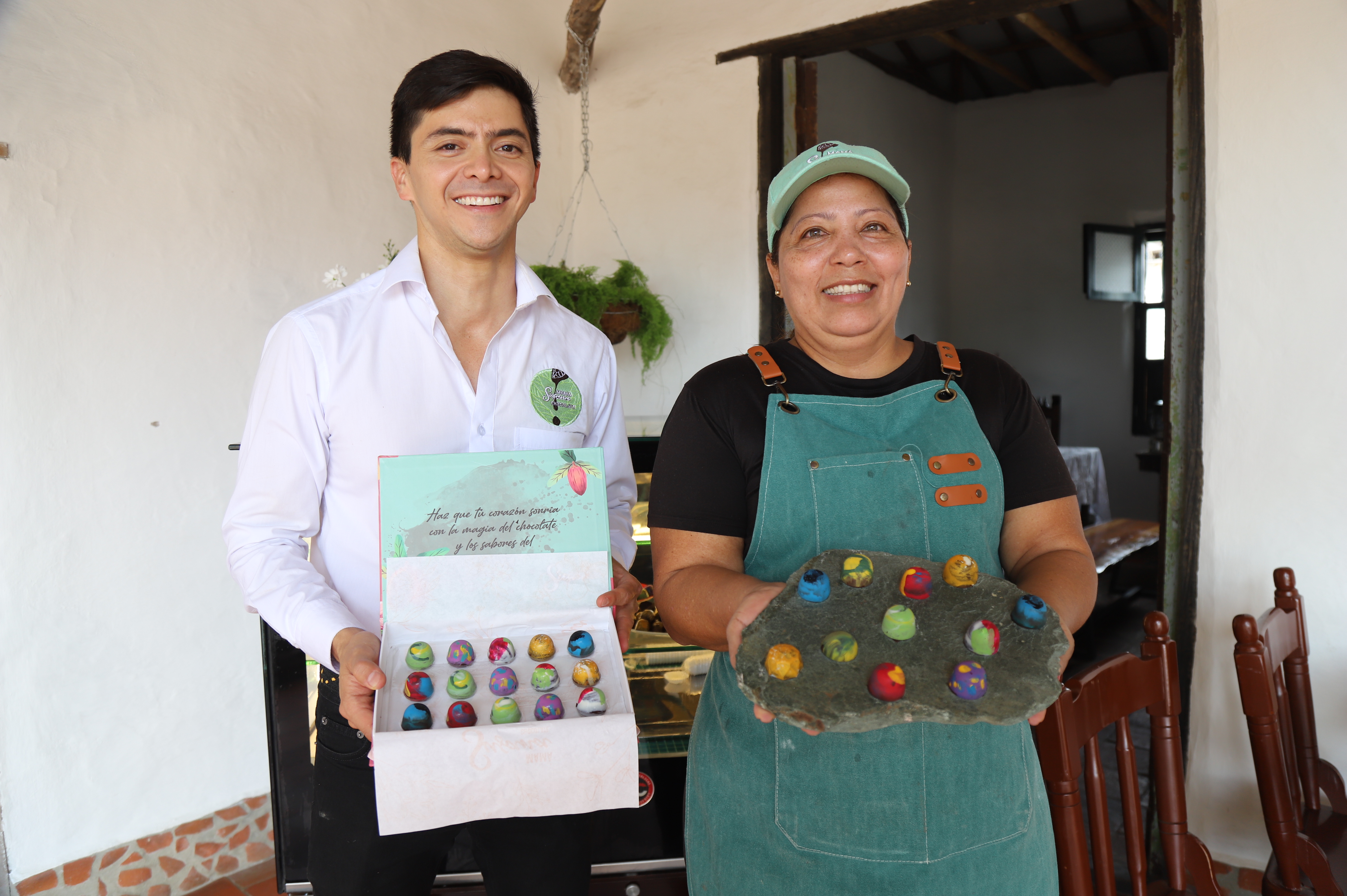 ‘Chocolate mamá Susana’ es una empresa nacida en el municipio de Altamira, con el apoyo del Fondo Emprender y que rescata la tra