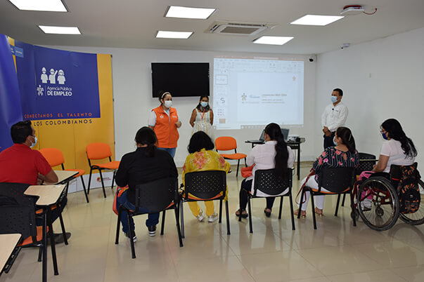 El SENA se reunió en Arauca con los representantes de las personas con discapacidad.
