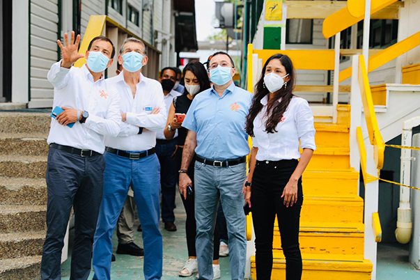 Un balance positivo deja esta visita en cuanto a estrategias que cobran fuerza en el marco del plan de reconstrucción