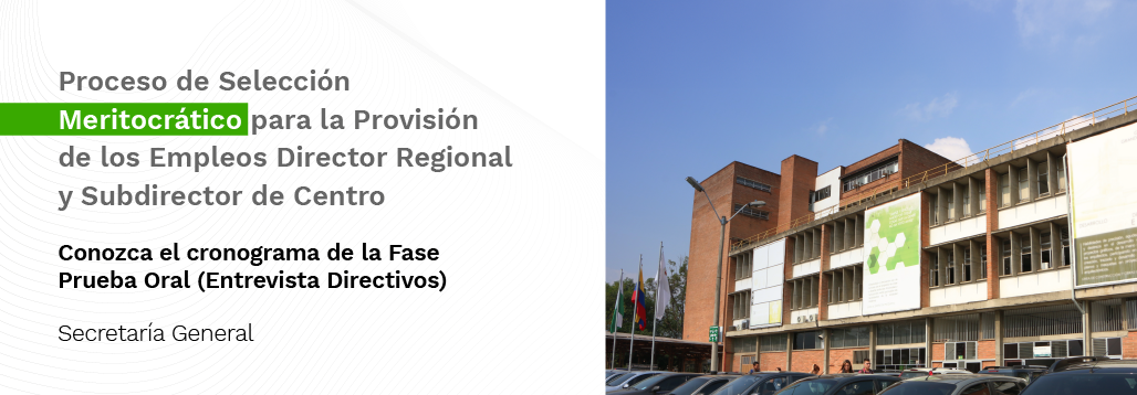 Imagen Inició la fase Prueba Oral para aspirantes a director regional y subdirector de centro.