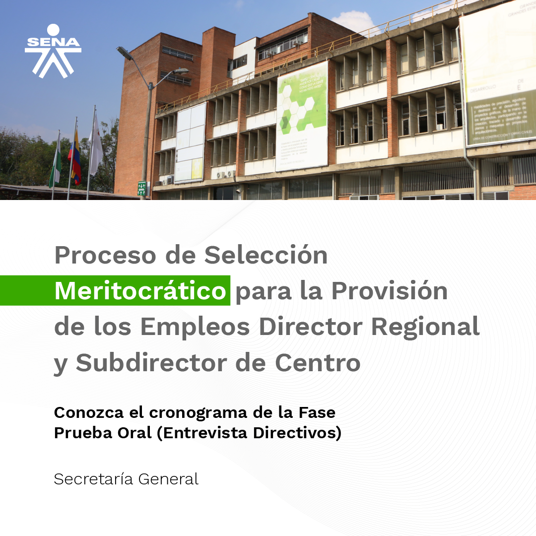 Inició la fase Prueba Oral para aspirantes a director regional y subdirector de centro