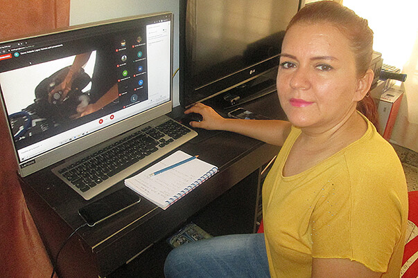 Al igual que Andrea Johana, las aprendices iniciaron la formación el pasado 1° de marzo.