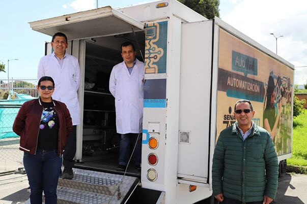 Nidia Amador, Alirio Fernández, Juan Carlos Aponte y Leonel Gómez