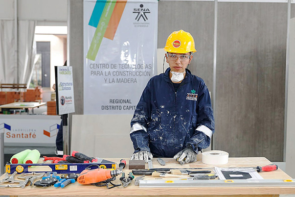 Aprendices construyeron habilidades en Expo Construcción