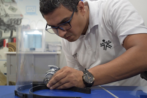 Caretas 3D para protección del personal médico de Arauca