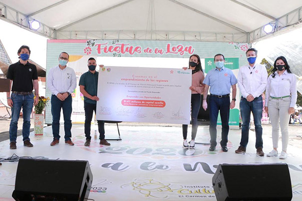 $1.477 millones de capital semilla, disponen el SENA y El Carmen de Viboral para impulsar la reactivación económica 