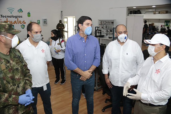 En Santander se desarrollan proyectos para mitigar la propagación del COVID-19