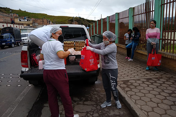 La entrega se hará paulatinamente a las familias de aprendices en situación de vulnerabilidad que viven cerca de cinco centros a