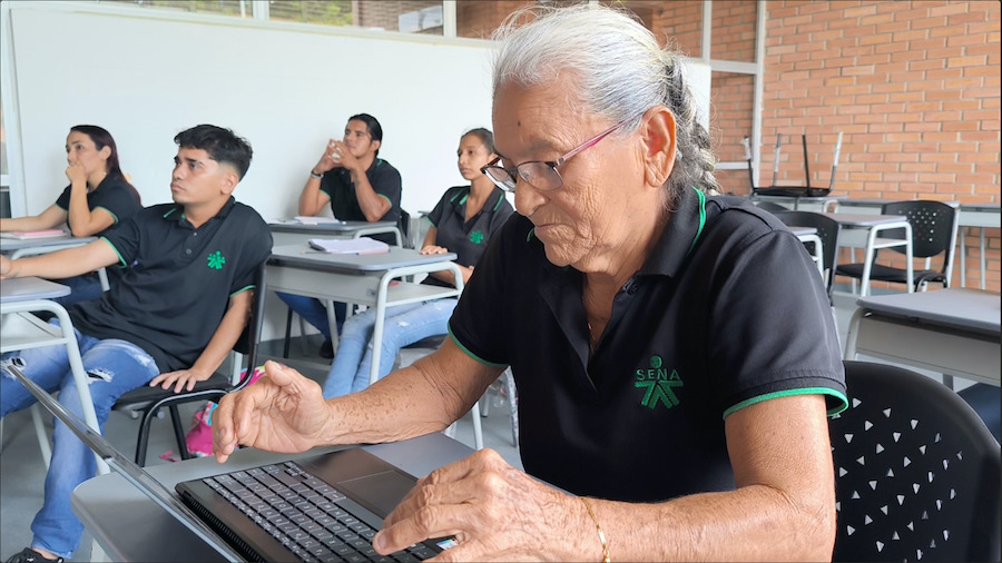 Beatriz López Rodríguez ahora pasa sus días formándose en la subsede agropecuaria del Centro de Formación para el Desarrollo Rur