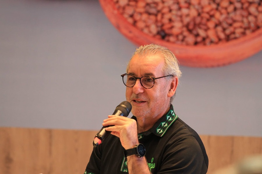 Jorge Eduardo Londoño Ulloa, director general del SENA, durante la apertura del 2do festival "El SENA cocina" en La Guajira.