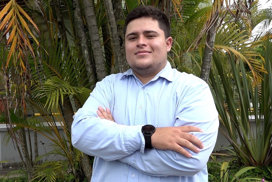 Erick fue uno de los primeros aprendices en iniciar su proceso de internacionalización en este segundo semestre. 