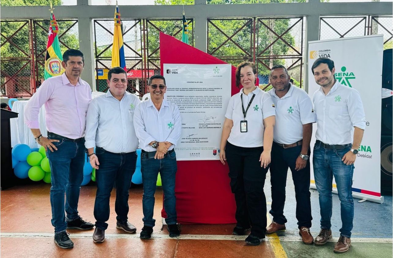 Firma de convenio interadministrativo entre el SENA Regional Santander y el municipio de Puerto Wilches (1)-280624