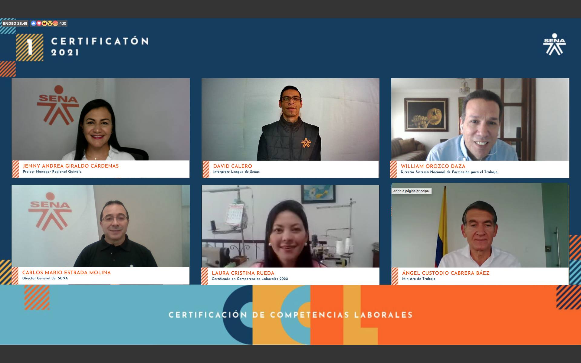 Evento certificación