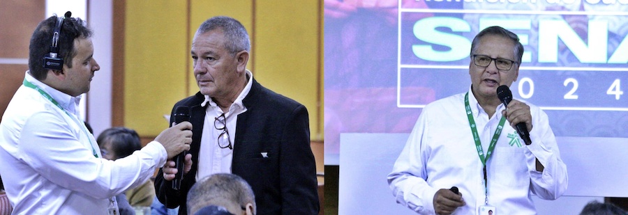 Durante el encuentro de Dialogo Social Rendición de Cuentas los asistentes pudieron realizar sus preguntas al director regional,