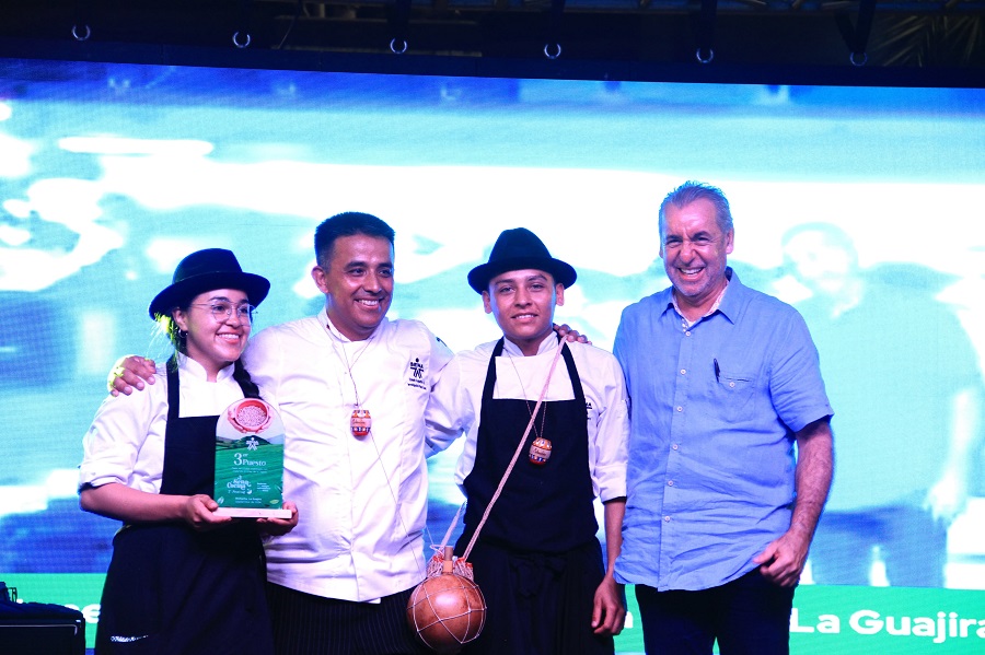 3.er puesto: regional Boyacá con el plato 'Indios Sotaquireños'.